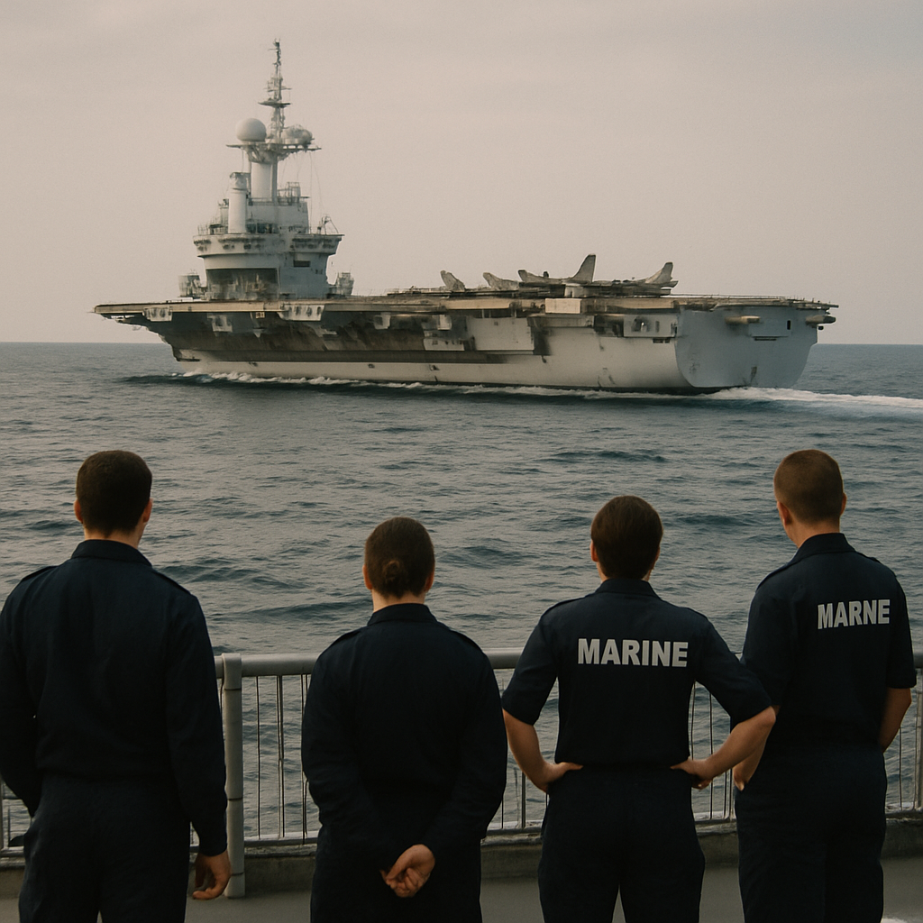 Guerre au Moyen-Orient : le porte-avions Charles de Gaulle est arrivé «sur zone» en mer Rouge, annonce Alice Rufo