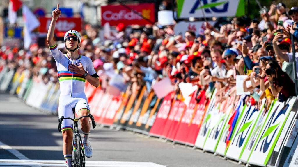 Cyclisme: Pogacar s'impose pour la 4e fois sur Liège-Bastogne-Liège, Seixas épatant 2e