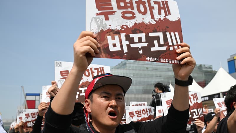 290.000 euros de prime pour chaque salarié qui fait des puces, 3.400 euros pour ceux qui font des frigos... Les salariés de Samsung s'insurgent contre l'inégalité de l'accord salarial