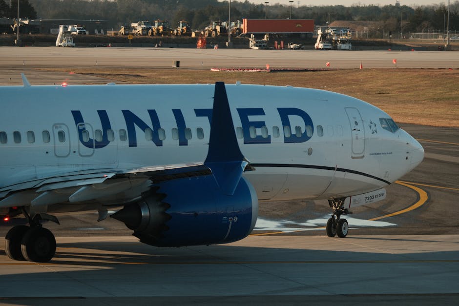Un avion de United Airlines heurte un camion et un lampadaire près de l’aéroport de Newark