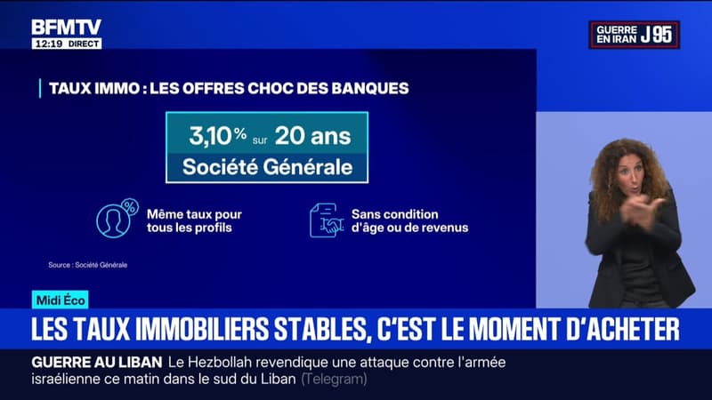 3,10% sur 20 ans, 3,40% sur 25 ans...les offres choc des banques sur les taux des crédits immobiliers