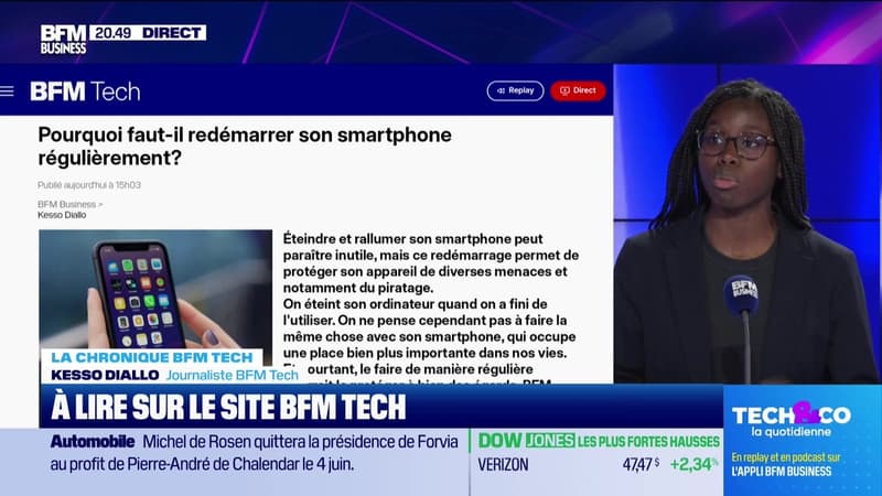 À lire sur le site Tech&Co : Pourquoi faut-il redémarrer son smartphone régulièrement ? par Kesso Diallo - 27/04