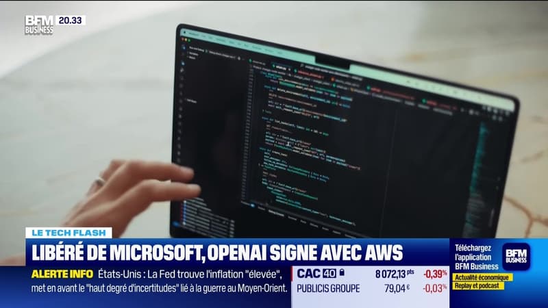 Le Tech Flash : Libéré de Microsoft, OpenAI signe avec AWS, par Léa Benaim - 29/04