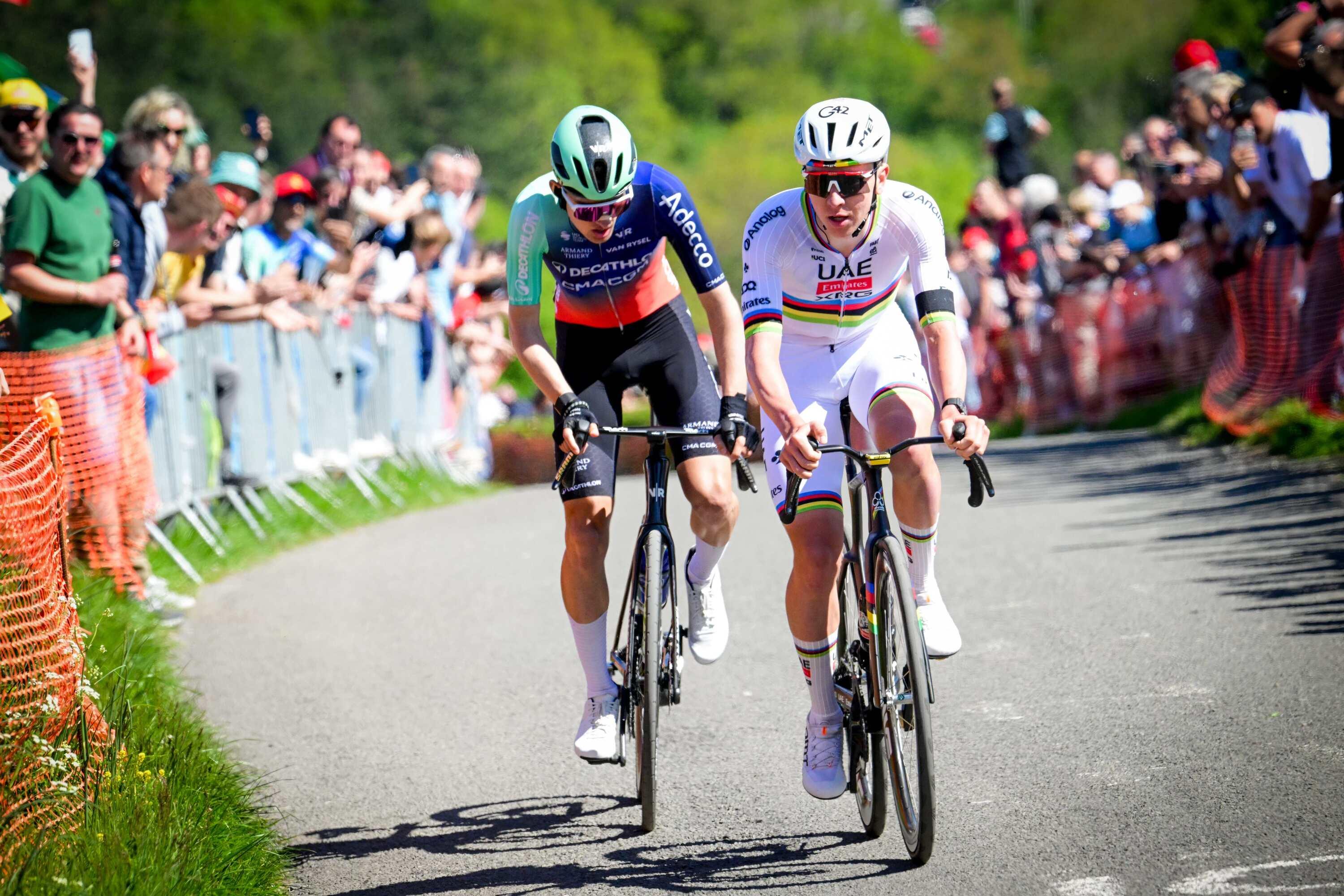 Tadej Pogacar remporte Liège-Bastogne-Liège devant un Paul Seixas admirable de courage