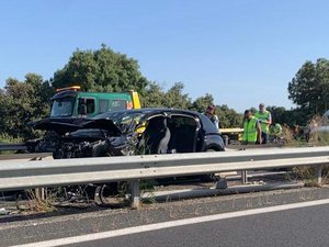 Accident et sur-accident font sept blessés graves dont un enfant de 10 ans : un temps coupée, l’autoroute A9 est rétablie, près de Montpellier