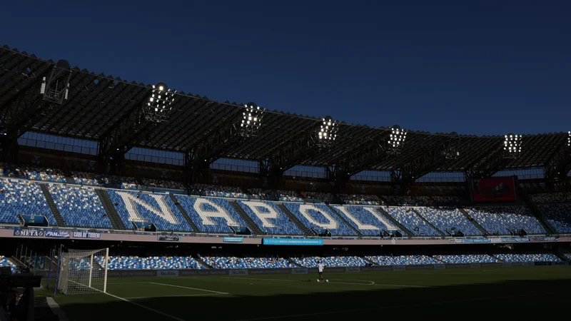 Adieu le vieux stade Maradona? Le président de Naples veut construire une nouvelle enceinte de 70.000 places