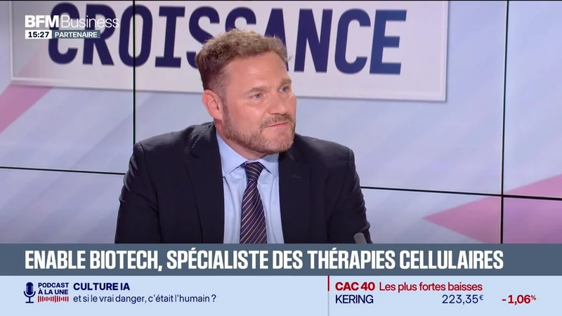 Alain Pralong (ENABLE Biotech) : ENABLE Biotech, spécialiste des thérapies cellulaires - 27/09
