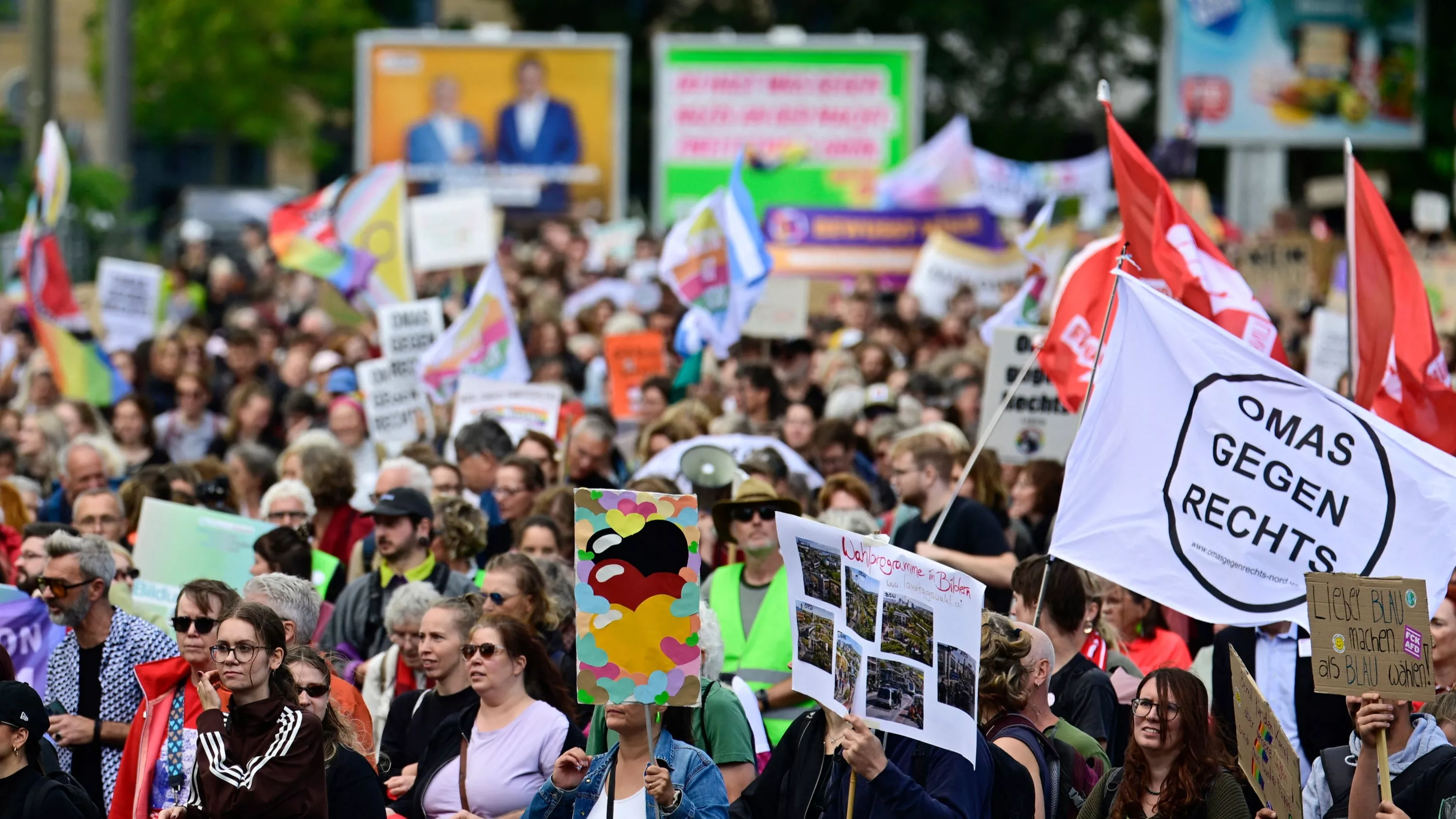 Allemagne : des milliers de manifestants pour «la démocratie» à la veille du scrutin en Saxe-Anhalt