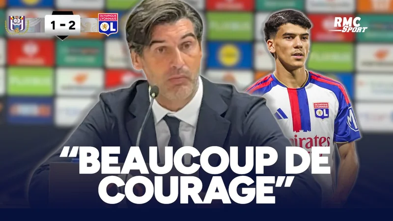 Anderlecht 1-2 OL : Kaïl Boudache ? “Un joueur avec beaucoup de courage”, souligne Fonseca
