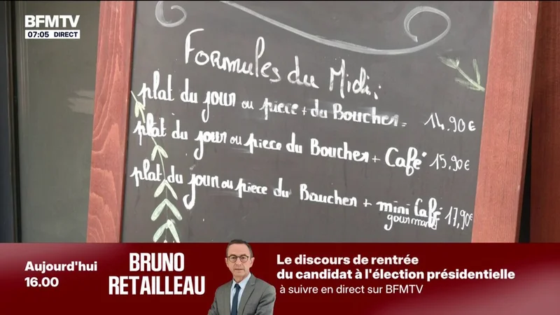 Baisse du pouvoir d'achat: les restaurateurs s'adaptent avec des formules 