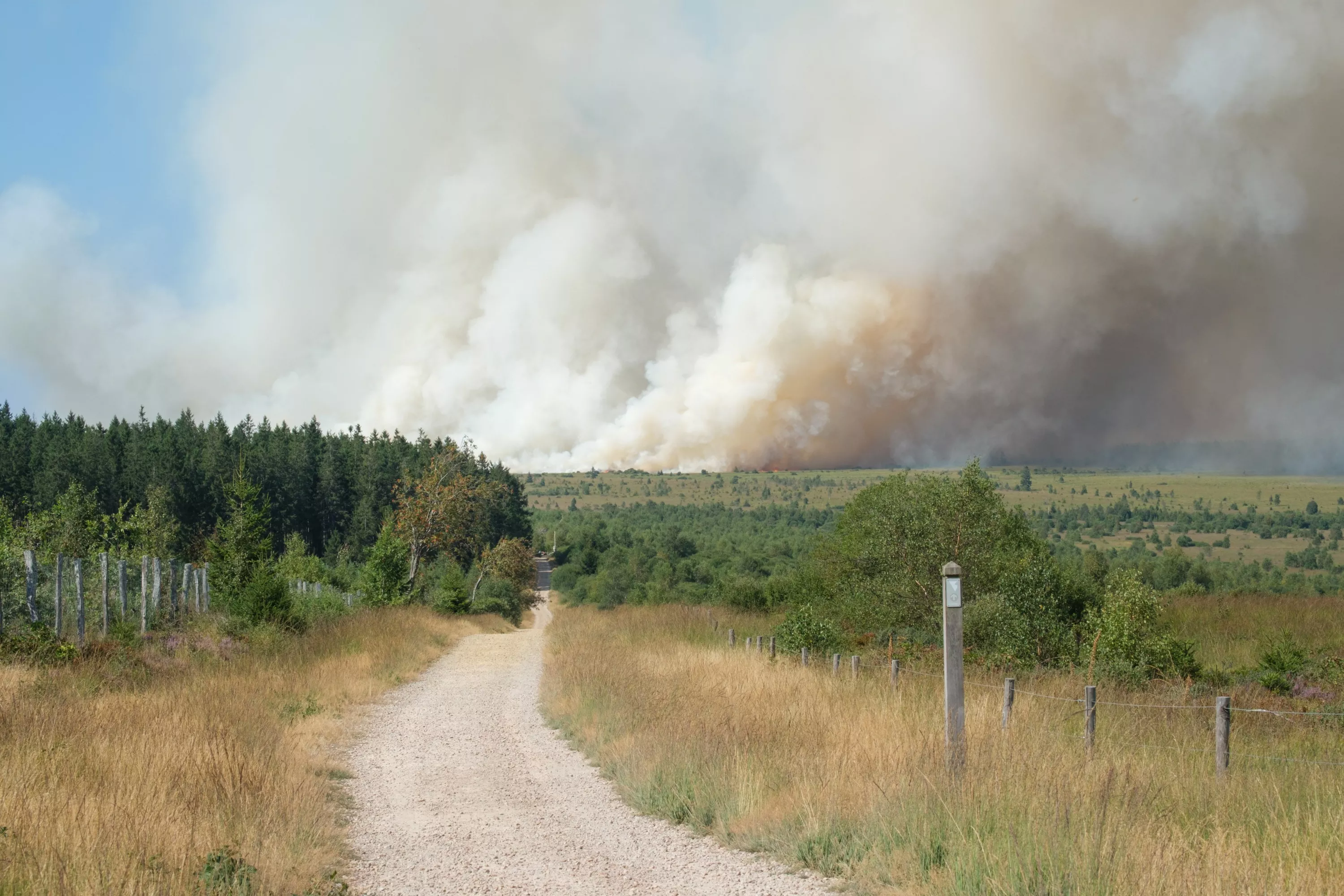 Belgique : 1.650 hectares brûlent en Belgique, premières évacuations