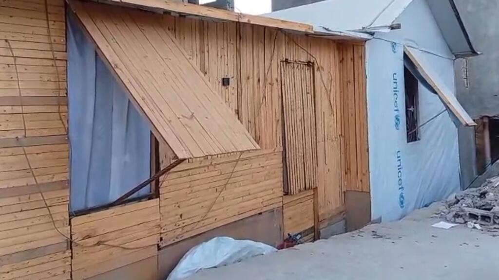 «C'est comme un petit rêve»: à Gaza, cette famille a reconstruit sa maison en bois
