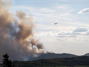 C’est le premier gros feu de l’été en région : un incendie ravage 700 hectares en quelques heures entre l’Aude et l’Hérault
