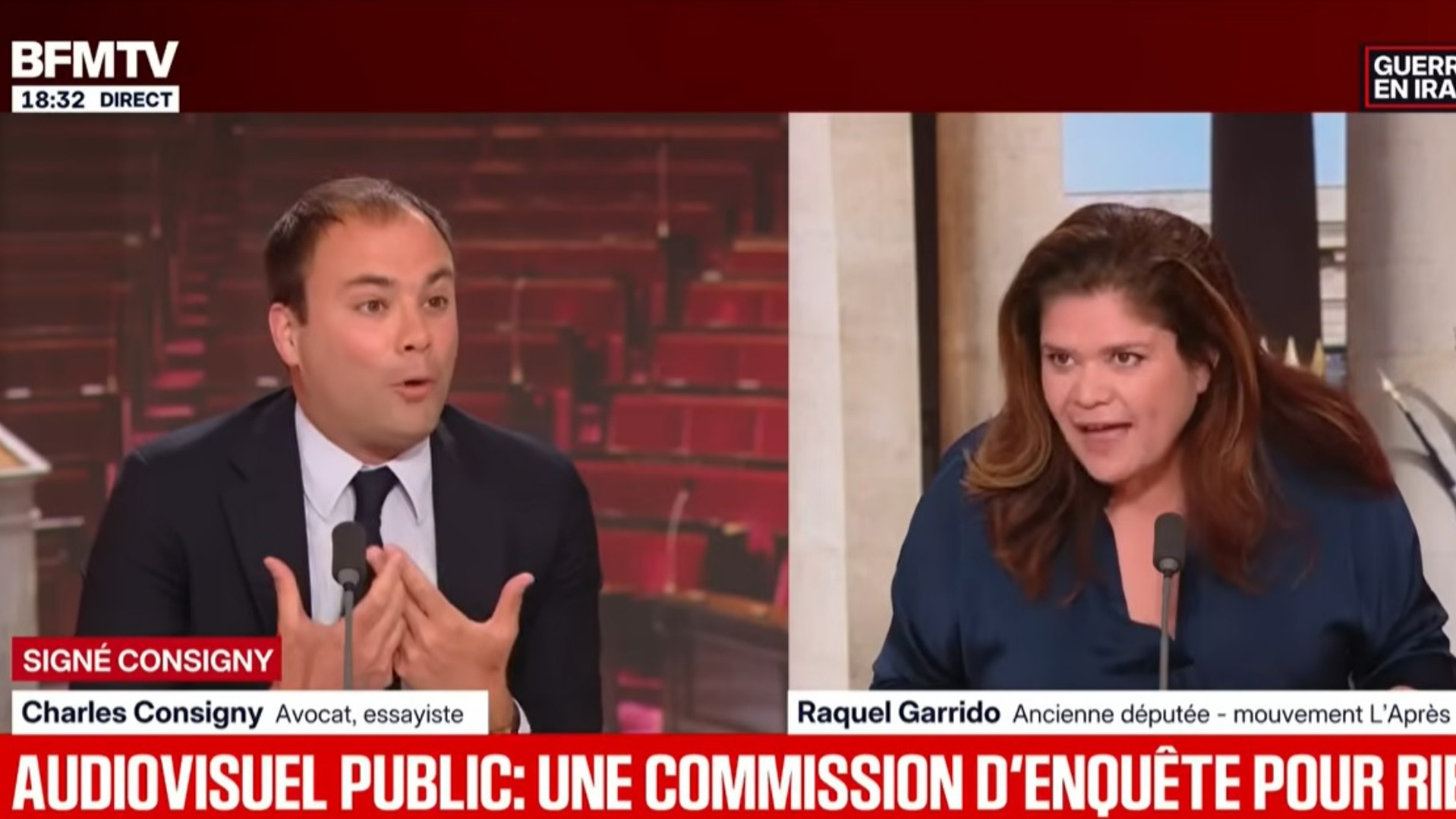 «Vous avez vu la maison de Nagui à Saint-Tropez ?» : Charles Consigny sort de ses gonds face à Raquel Garrido
