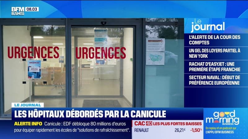 Canicule : les hôpitaux sous tension