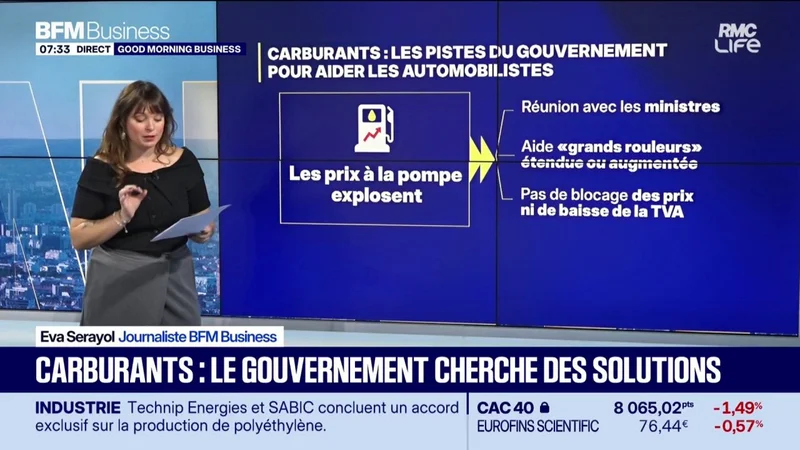 Carburants : le gouvernement cherche des solutions