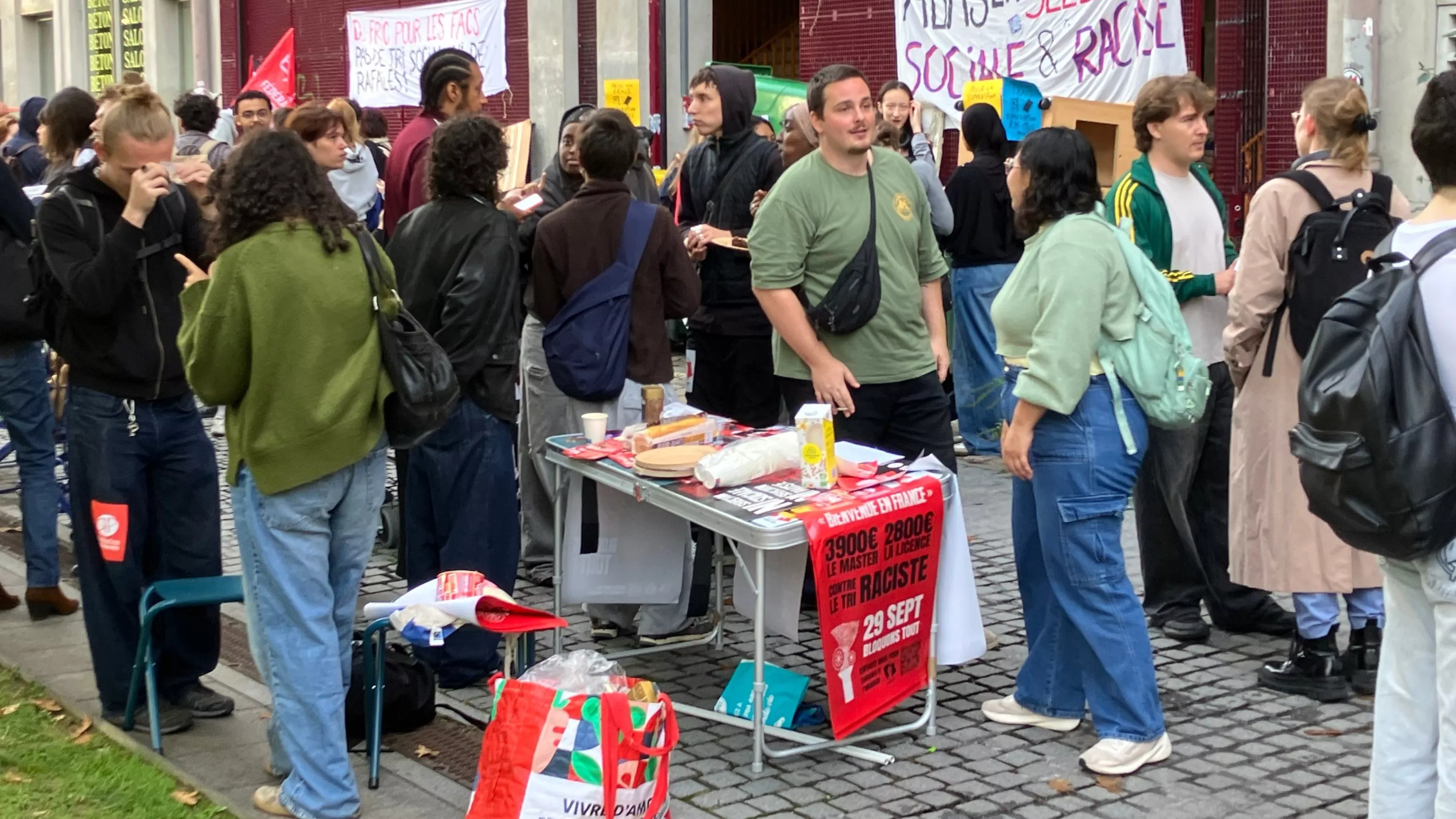 «Ce n’était pas arrivé depuis des années»: une première journée de blocage massive dans les universités