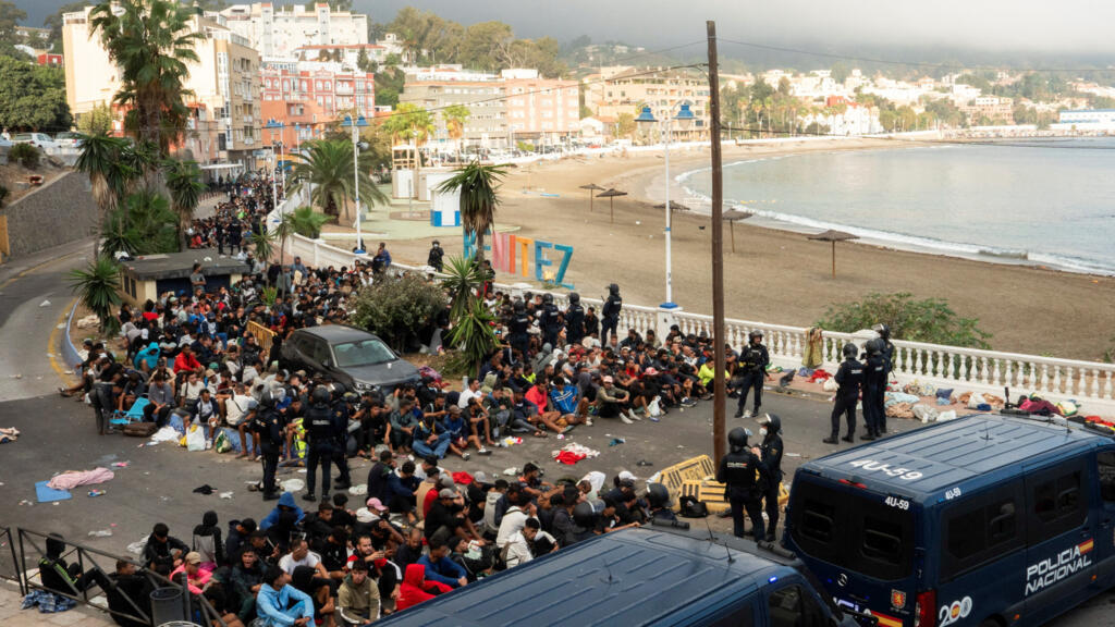 Ceuta: le dernier camp de migrants a été démantelé avant l'arrivée du roi d'Espagne