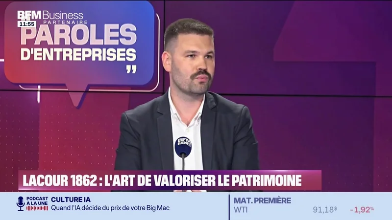 Corentin Le Guernic (Lacour) : Lacour 1862, l'art de valoriser le patrimoine - 03/10