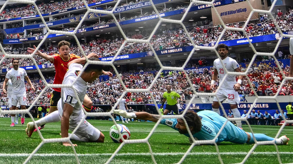 Coupe du monde 2026: la Belgique patine à Los Angeles contre un Iran combatif