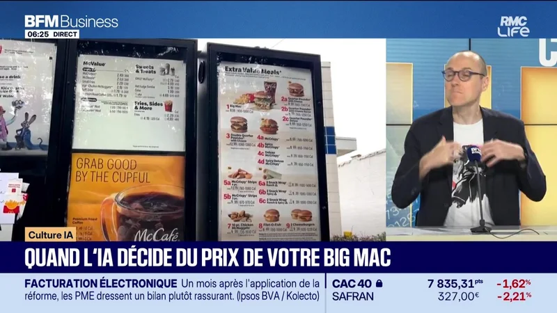 Culture IA : Quand l'IA décide du prix de votre Big Mac, par Anthony Morel - 02/10