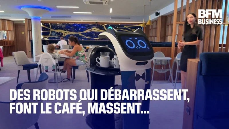 Dans cet hôtel, les robots font le café… et les massages