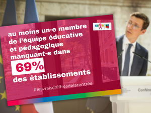 Deux tiers des collèges et lycées manquent de personnel : le constat alarmant d’un syndicat de l’enseignement une semaine après la rentrée
