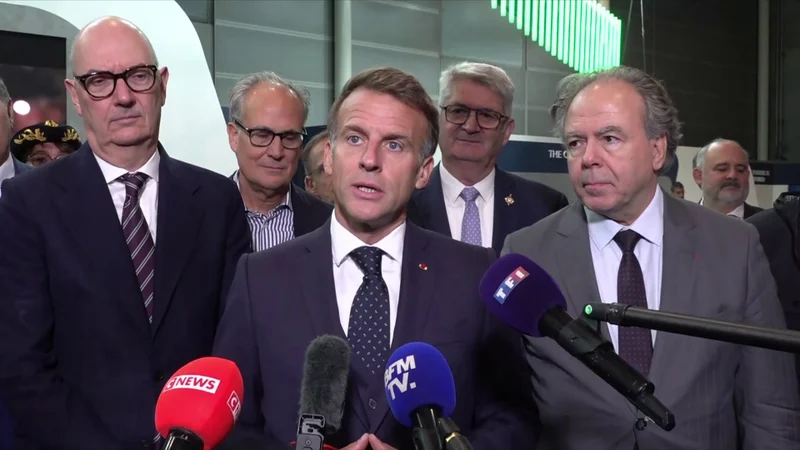 Emmanuel Macron annonce au Mondial de l'Auto un 