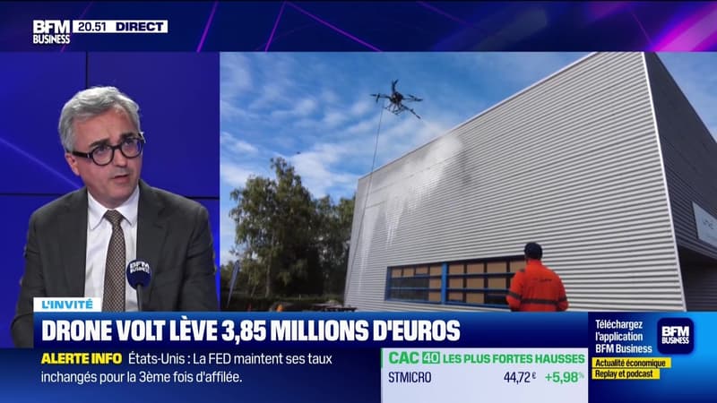Sylvain Navarro (Drone Volt) : Drone Volt lève 3,85 millions d'euros - 29/04