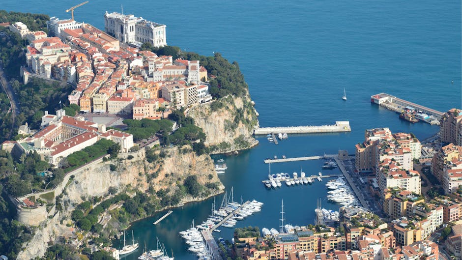 À Monaco, dans le quartier 