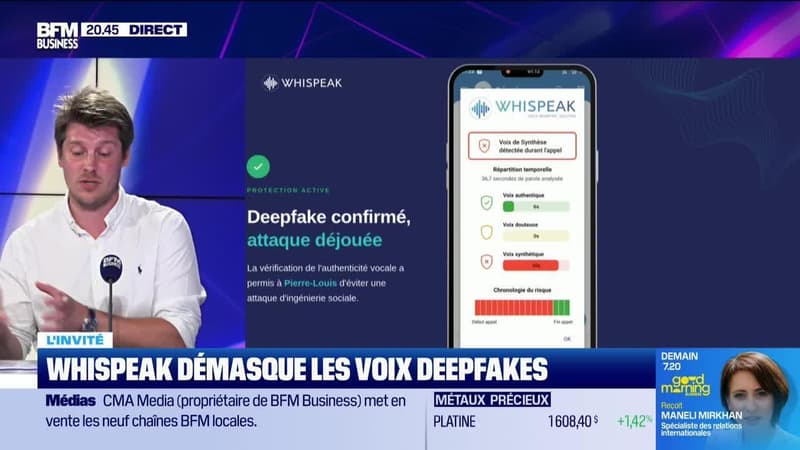 Florent Van Calster (Whispeak) : Whispeak démasque les voix deepfakes - 25/06