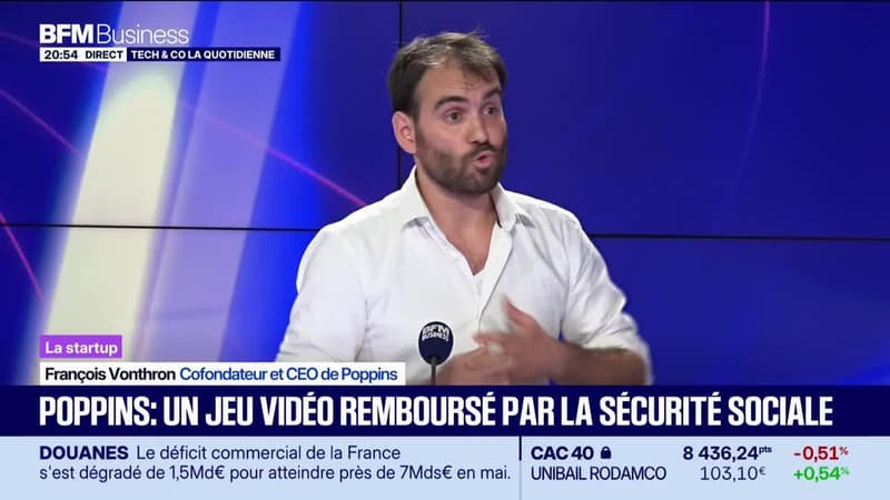 François Vonthron (Poppins ) : Poppins, un jeu vidéo remboursé par la Sécurité sociale - 07/07