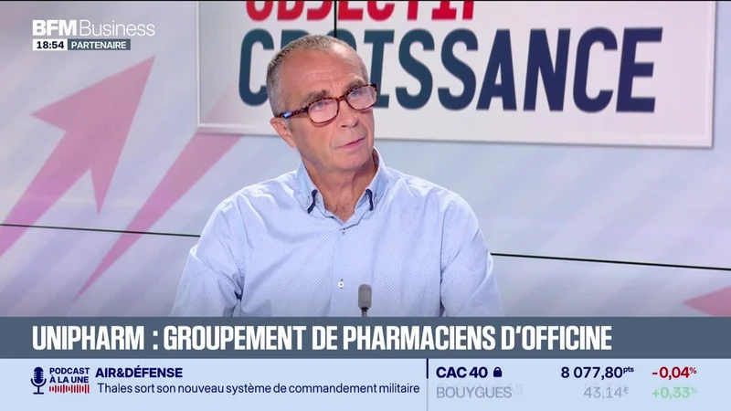 Frédéric Chetreff (Unipharm Grand-Ouest) : Unipharm, groupement de pharmaciens d'officine - 26/09