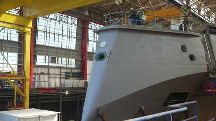 Frégates, sous-marins... Visite au cœur d'un chantier naval hors-norme