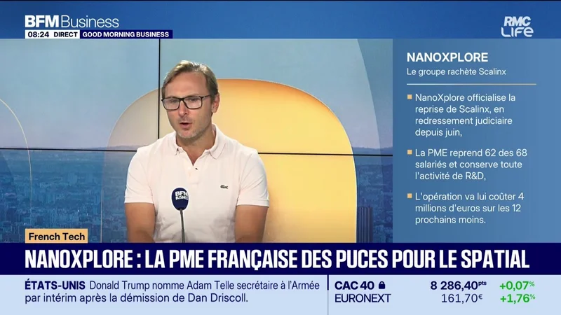French Tech : NanoXplore, la PME française des puces pour le spatial - 04/09