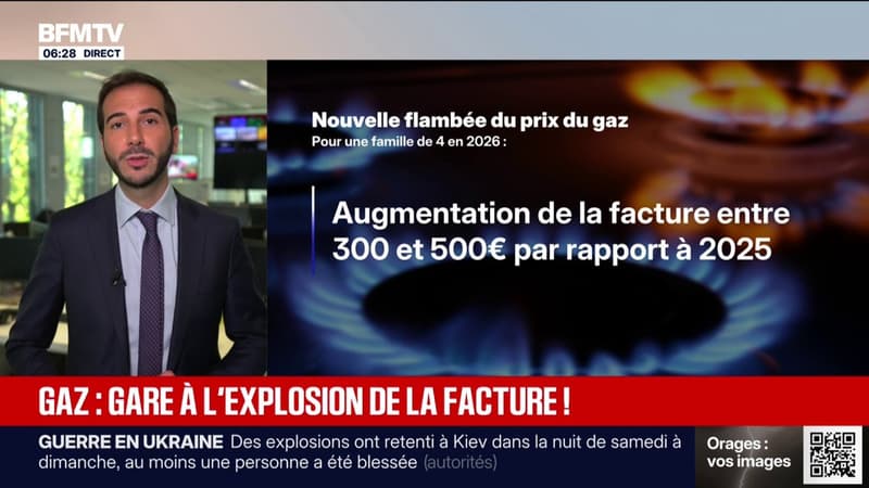 Gaz: le tarif de référence va augmenter de 5,6% en septembre
