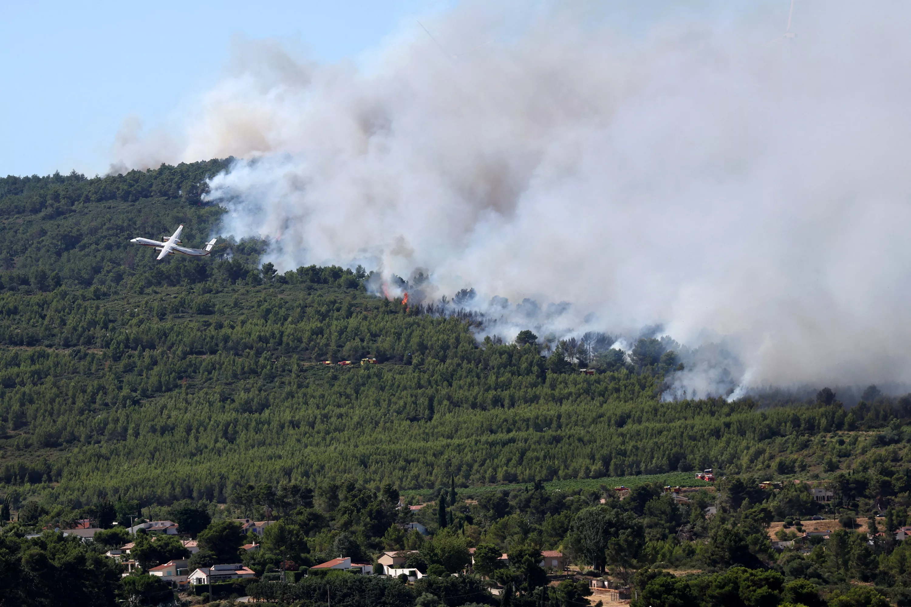 Incendies : visualisez en carte les feux en cours dans le sud de la France