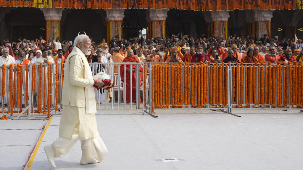 Inde: le Premier ministre Modi embarrassé par l'affaire des dons du temple d'Ayodhya