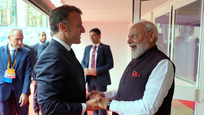 Intelligence artificielle, spatial, innovation... Emmanuel Macron veut consolider le partenariat avec l'Inde,