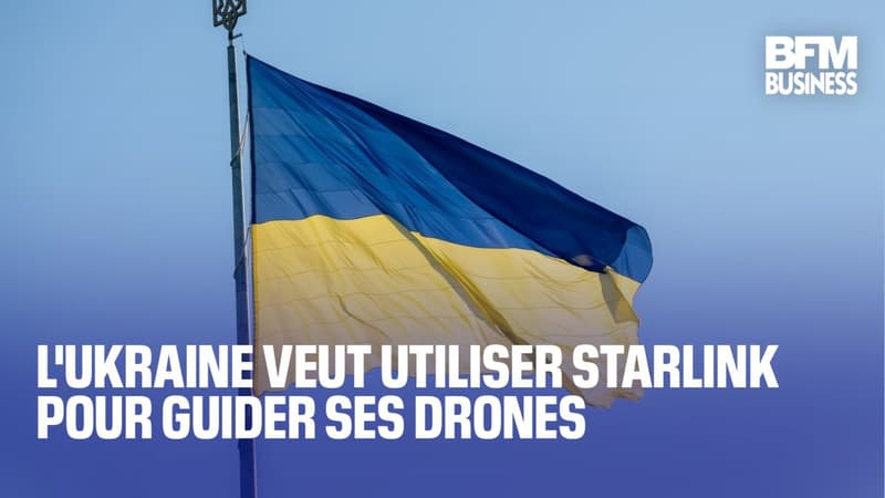 L'Ukraine veut utiliser Starlink pour guider ses drones