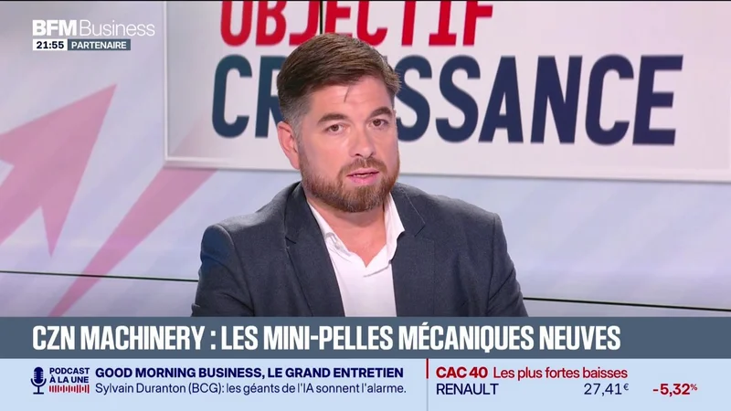 Laurent Cazenave (CZN Machinery) : CZN Machinery, les mini-pelles mécaniques neuves - 20/09
