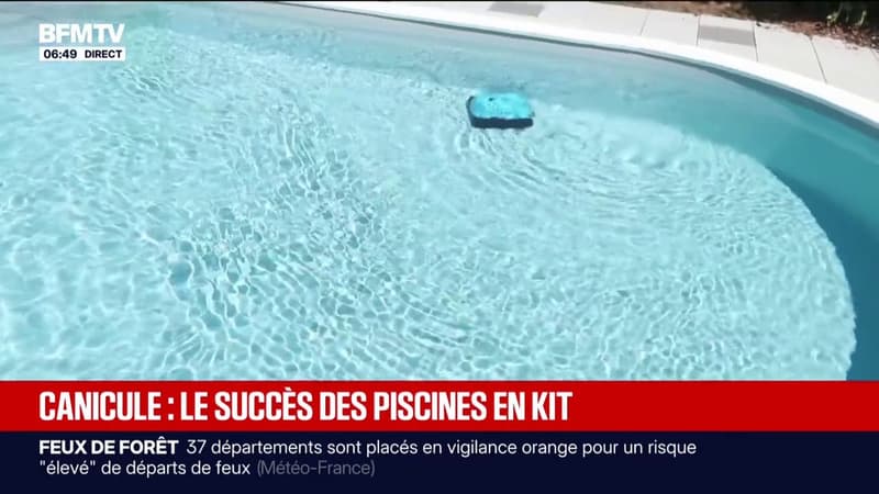 Les ventes de piscines explosent avec les épisodes caniculaires successifs