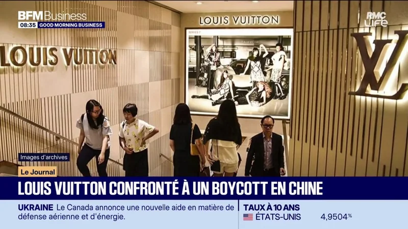 Louis Vuitton confronté à un boycott en Chine