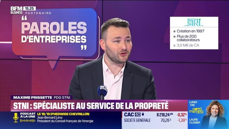 Maxime Prissette (STNI) : STNI, spécialiste au service de la propreté - 06/06
