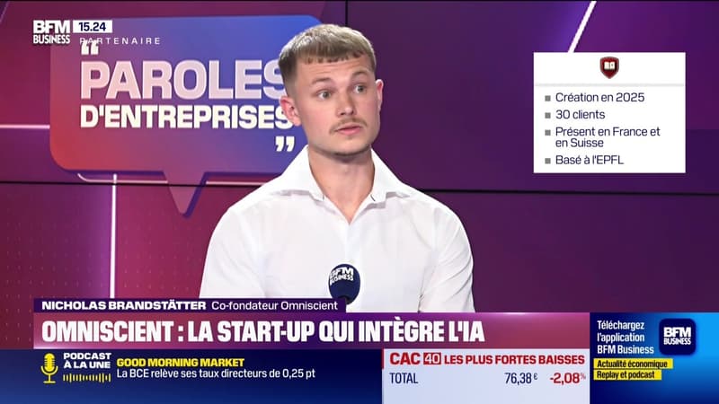Nicholas Brandstatter (Omniscient) : la start-up qui intègre l'IA - 13/06