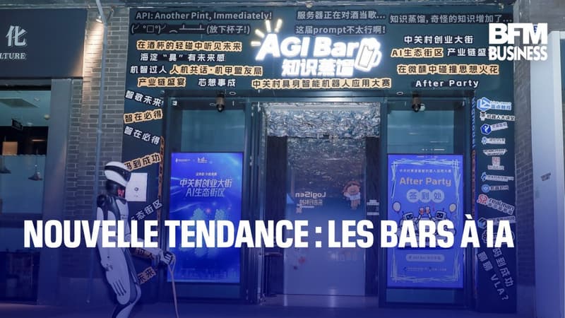 Nouvelle tendance : les bars à IA