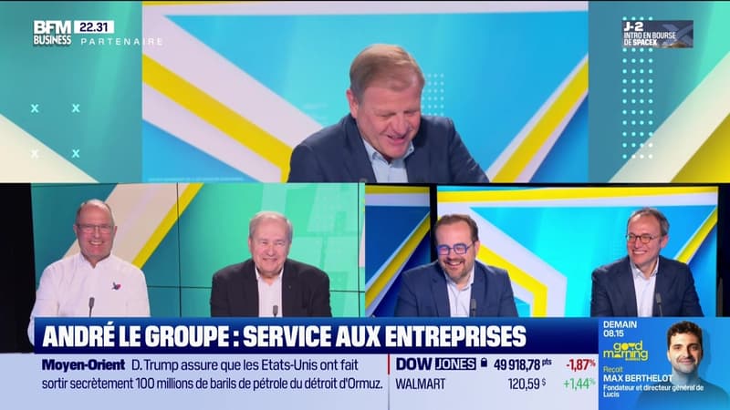 Pari ETI : Patrice Bégay reçoit Thierry André (André le Groupe), Jean-Pierre Cointreau (Iconic Nectars), François Weiler (Altair Engineering France) et Philippe Bernard (Groupe Bouchard) - 10/06