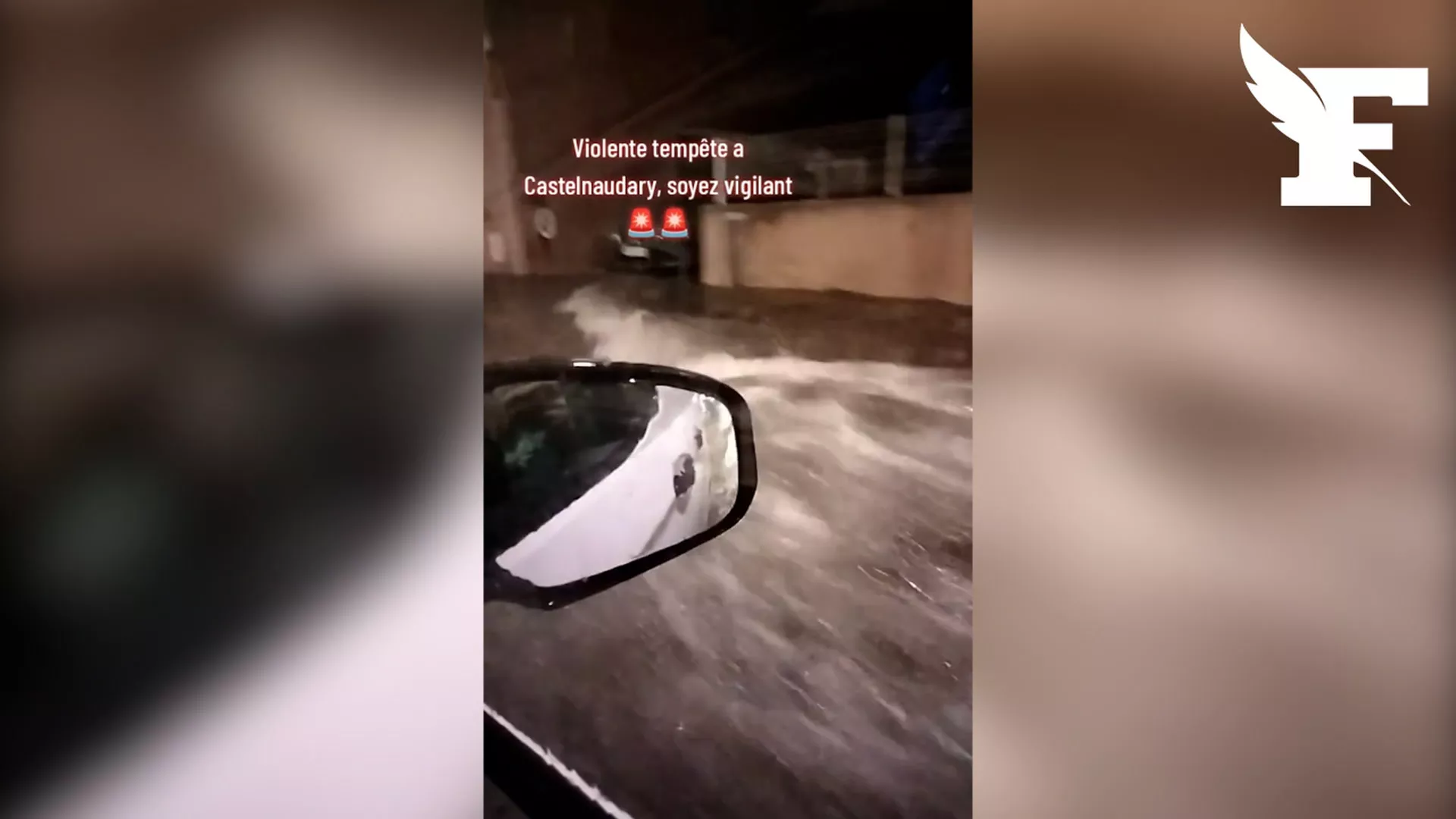 Pluies torrentielles, vents violents, 700 personnes évacuées : les images des orages dans l’Aude