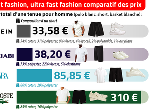 Shein, Kiabi, Zara, Lacoste… Midi Libre compare les prix et la qualité des vêtements pour un même panier
