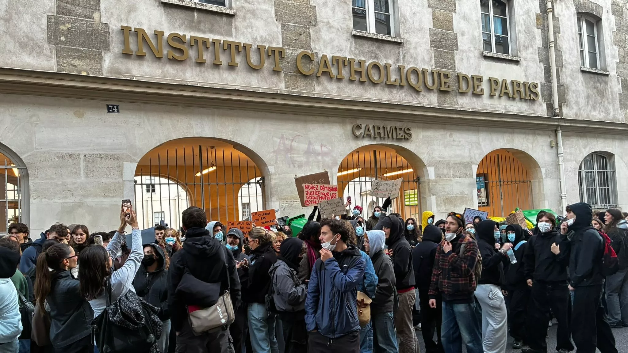 Stanislas, Audencia, la Catho… ces établissements privés bloqués par des jeunes venus de l’extérieur